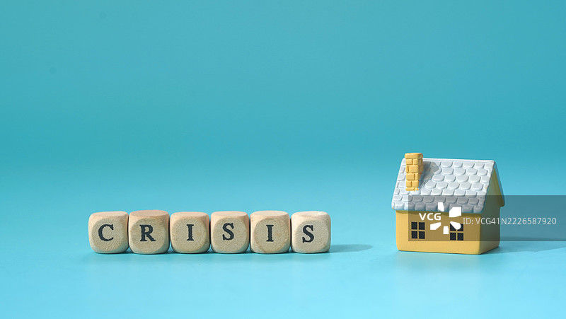 住房危机概念图片素材