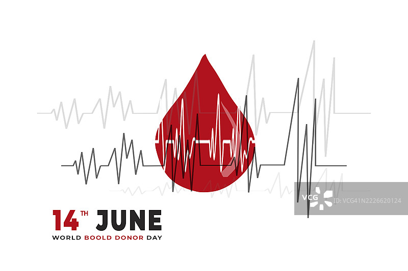 世界献血者日每年在6月14日举行。图片素材