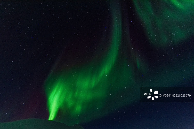 北挪威的北极极光图片素材