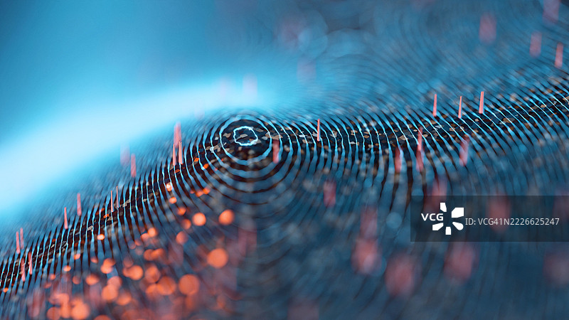 量子波干涉可视化图片素材