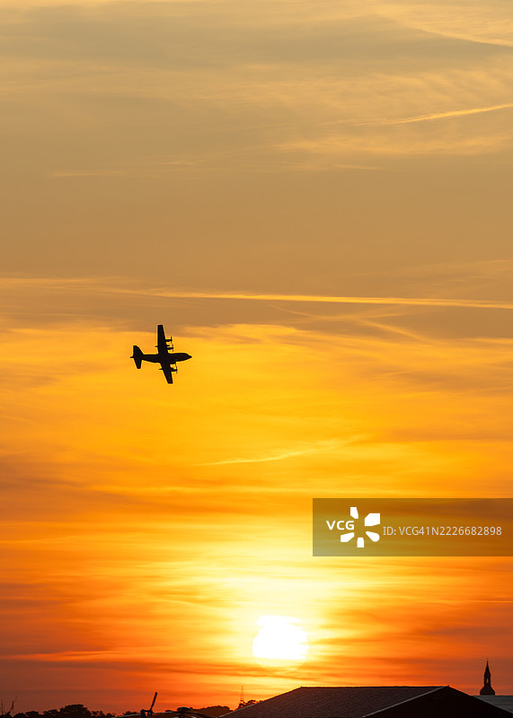 波兰安提多姆空中表演，赫库勒斯C130飞机，波兰图片素材