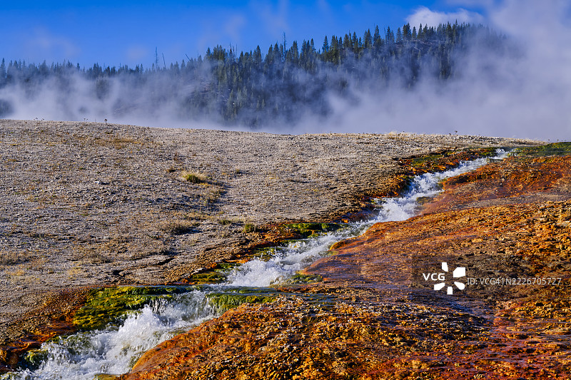 怀俄明州的黄石国家公园图片素材