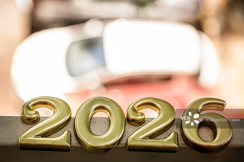 城市极简主义与混凝土上的2026数字图片素材