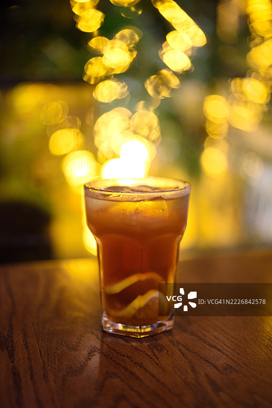 桌子上的饮料特写，广东，中国图片素材