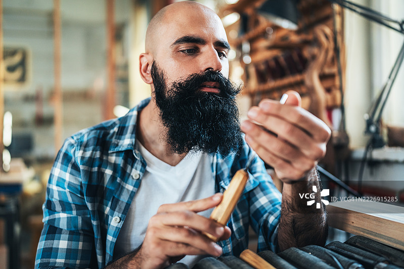 木工车间的业主图片素材