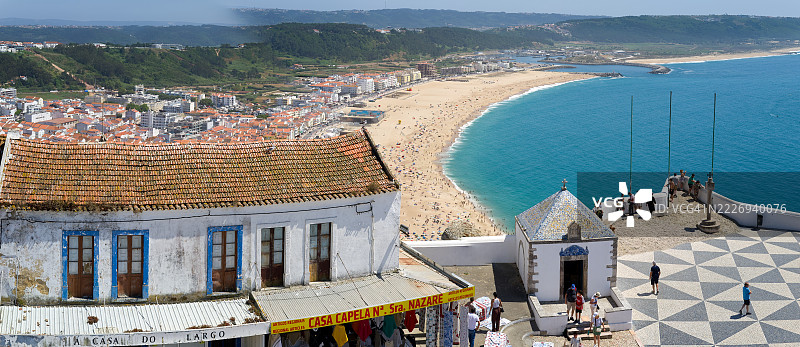 纳扎雷的鸟瞰图图片素材