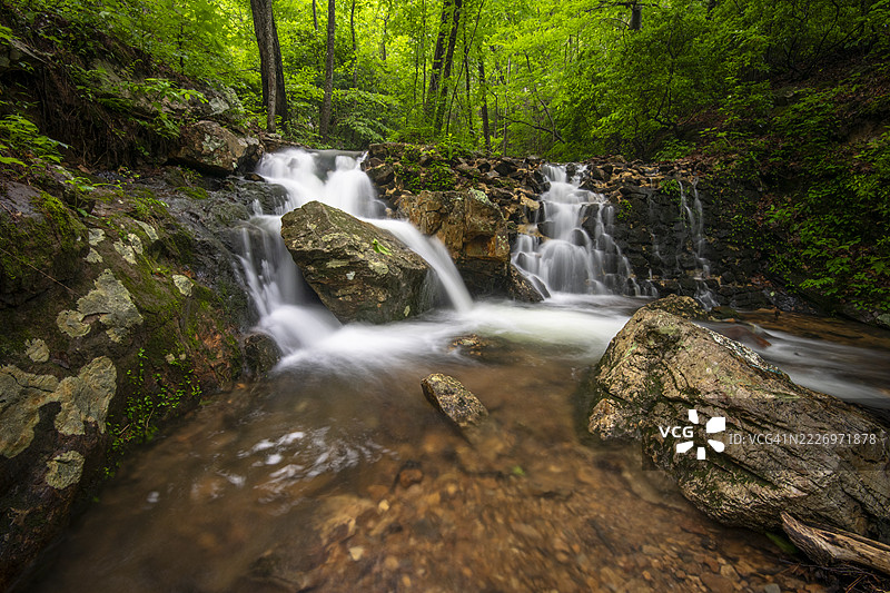 贝恩斯峡谷瀑布图片素材