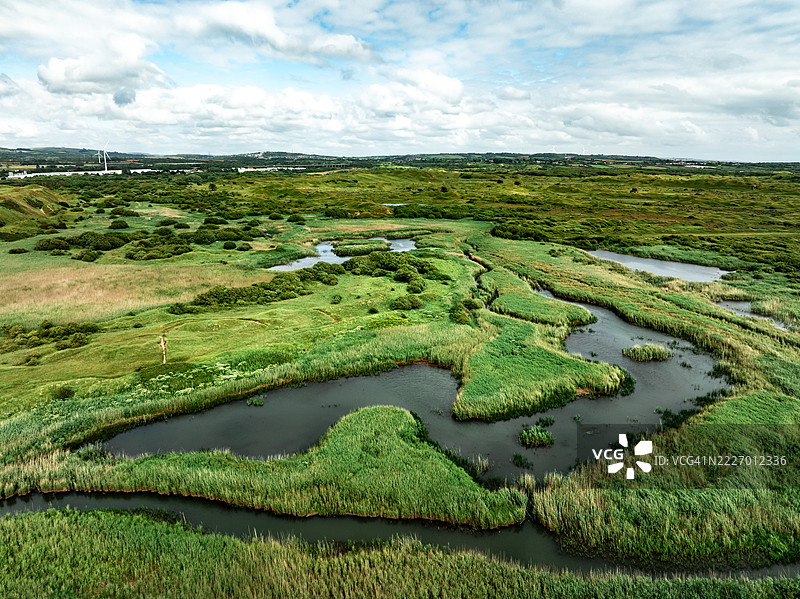 肯菲格国家自然保护区的景观，威尔士南海岸图片素材