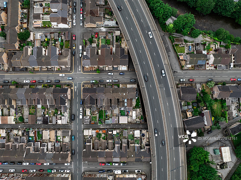 威尔士波特塔尔博特的住宅区，房屋图片素材