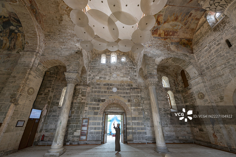 信仰的画布：特拉布宗圣索非亚清真寺的壁画图片素材