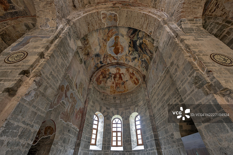 信仰的画布：特拉布宗圣索非亚清真寺的壁画图片素材