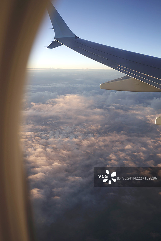 飞机机翼图片素材