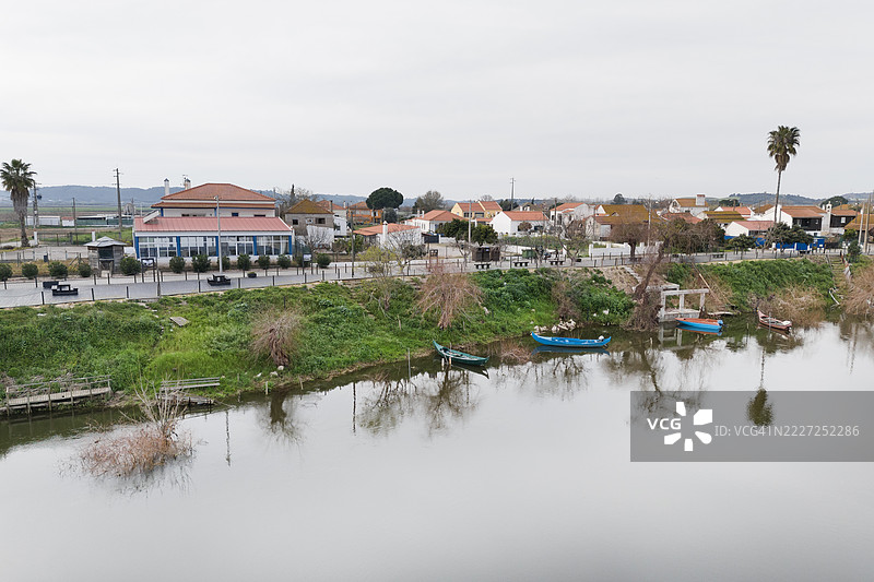 卡内拉斯鸟类村庄，塔古斯河图片素材