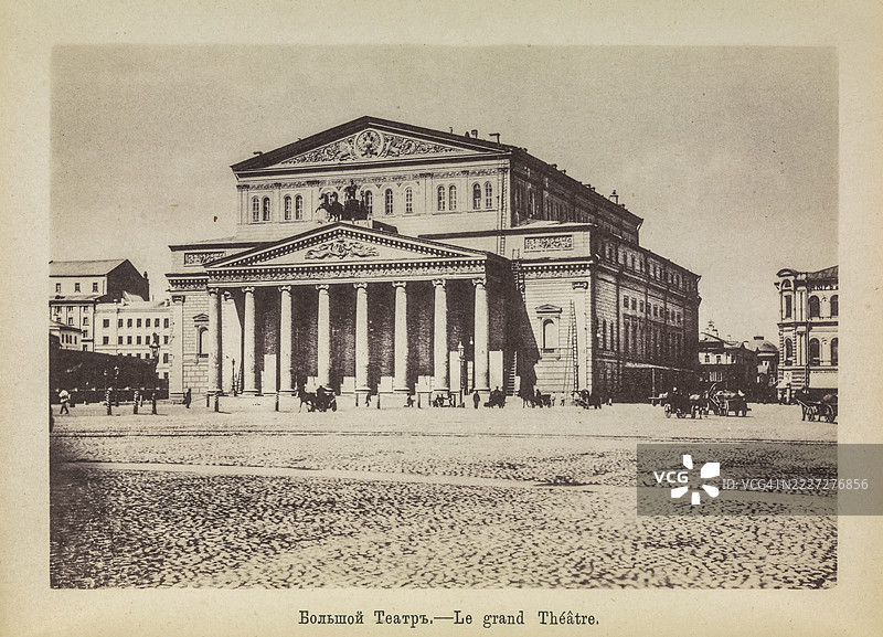 莫斯科的大剧院图片素材