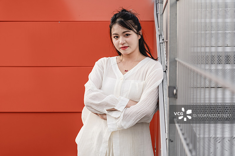 亚洲年轻女性的肖像图片素材