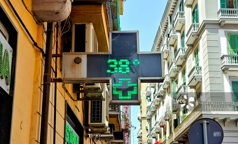 意大利那不勒斯的药店招牌图片素材