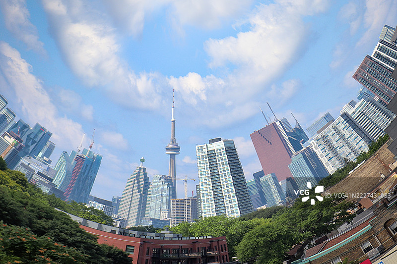 多伦多绿色夏季门户图片素材