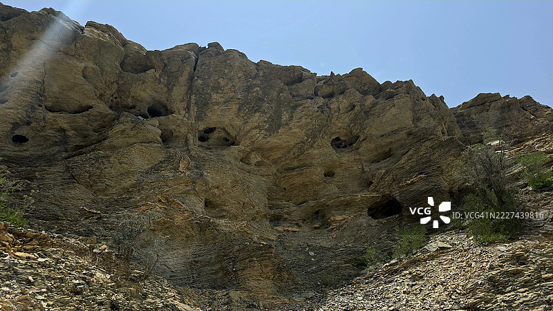 阿曼哈特山脉的美丽风景图片素材