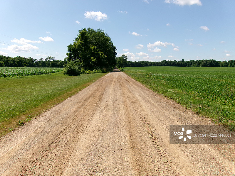 在美国密歇根州范达利亚，卡斯县拍摄的乡村摄影，2025年7月图片素材
