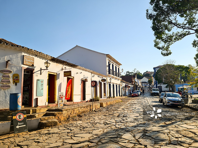 巴西古代的葡萄牙殖民建筑图片素材