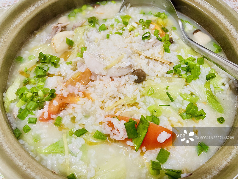 碗中的汤特写，圣克莱尔，新南威尔士州，澳大利亚图片素材