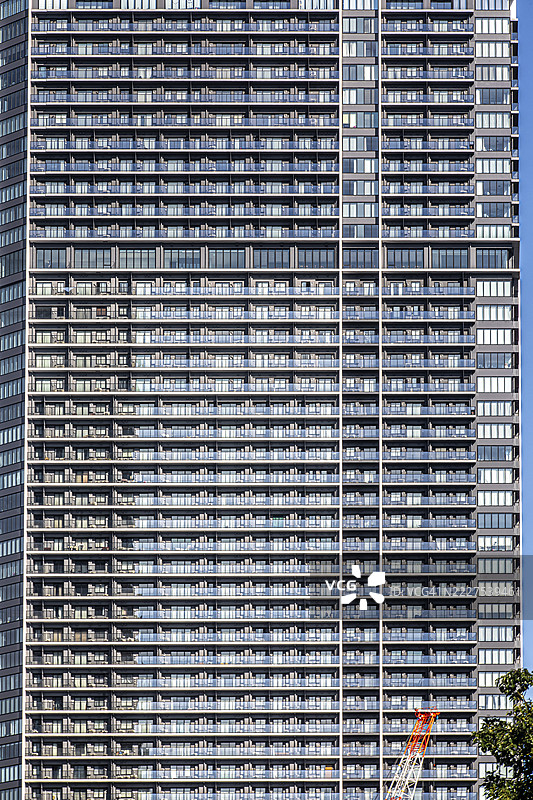 现代高层公寓大楼图片素材