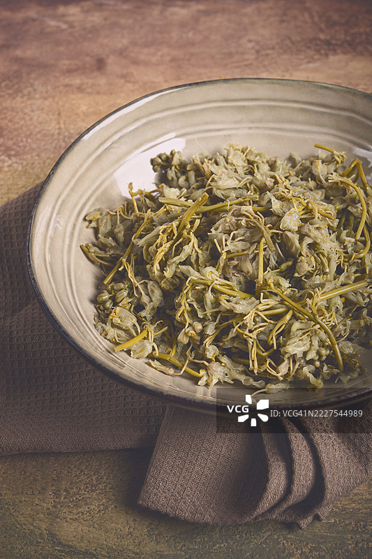 乔治亚开胃菜，腌制的乔治亚小花，无人出镜图片素材