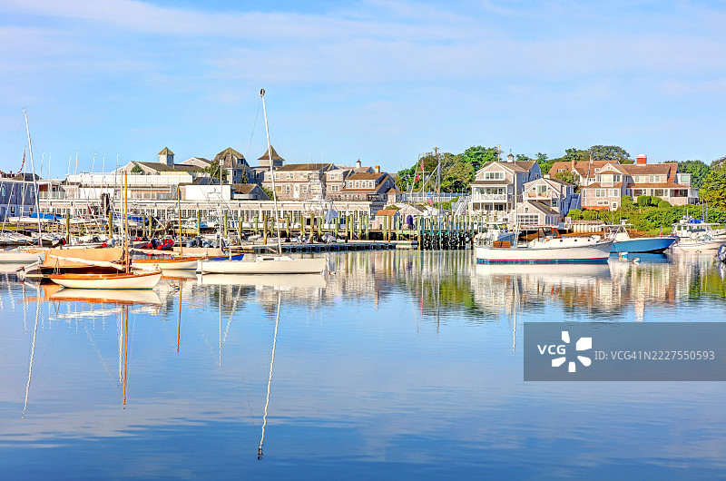 哈威奇的威奇米尔港，位于科德角图片素材