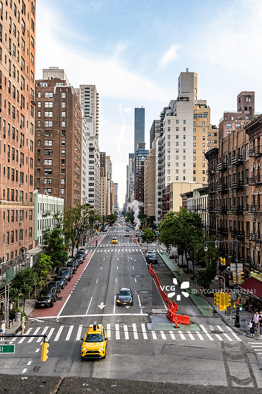 纽约市第一大道图片素材