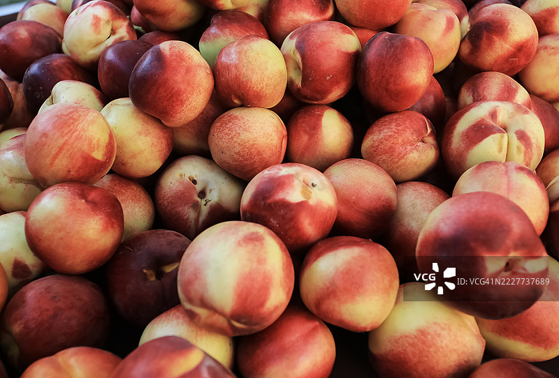 加利福尼亚州弗雷斯诺的苹果特写镜头图片素材