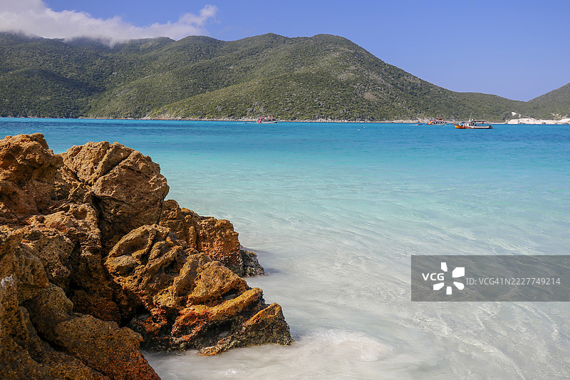 阿拉亚尔杜卡布的阿塔莱亚海滩，里约热内卢图片素材