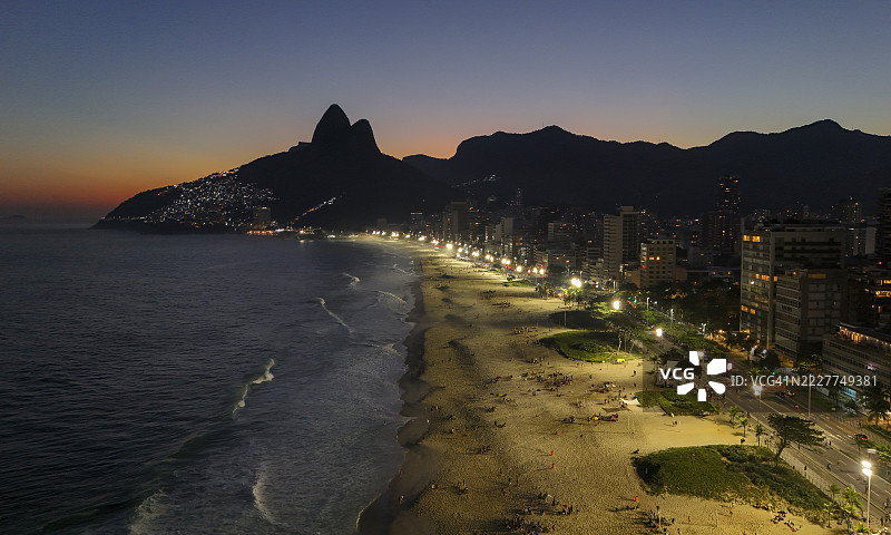 里约热内卢的伊帕内玛海滩图片素材