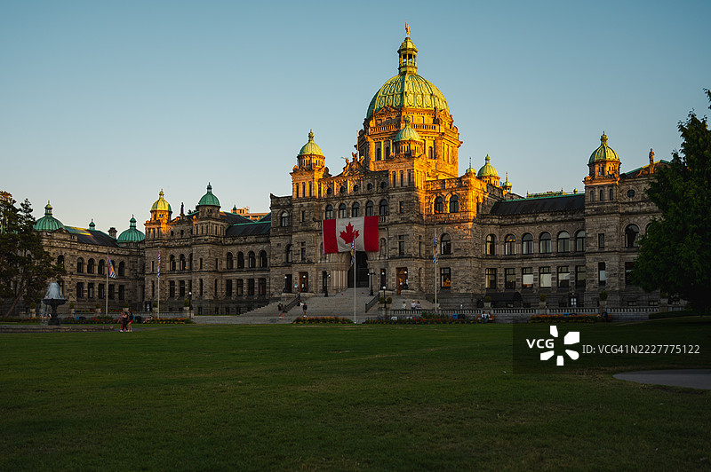 不列颠哥伦比亚省议会大厦，也称为立法大楼图片素材