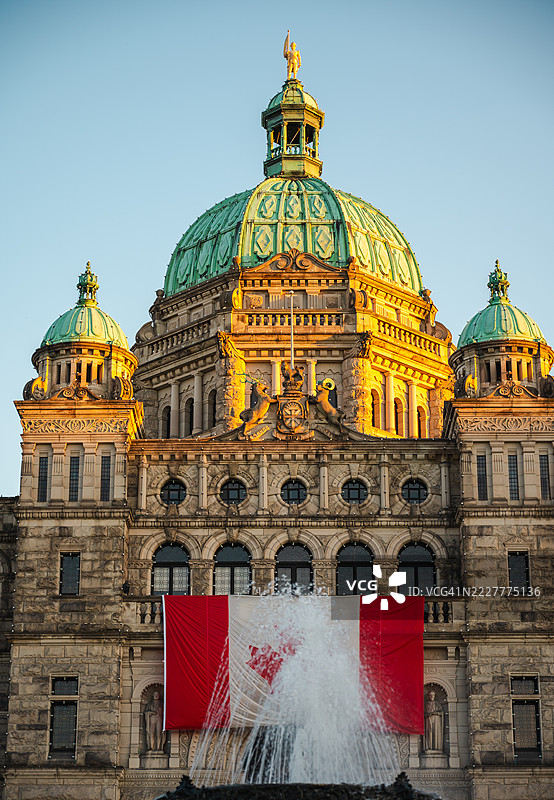 不列颠哥伦比亚省议会大厦，也称为立法大楼图片素材