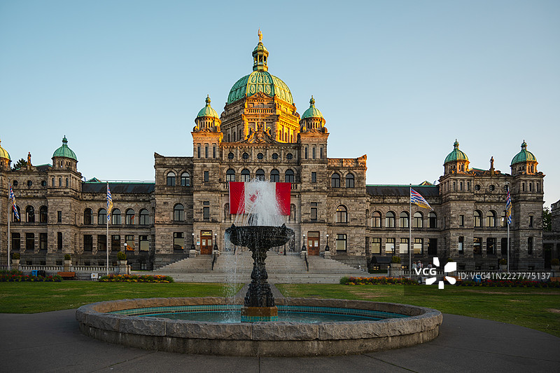 不列颠哥伦比亚省议会大厦，也称为立法大楼图片素材