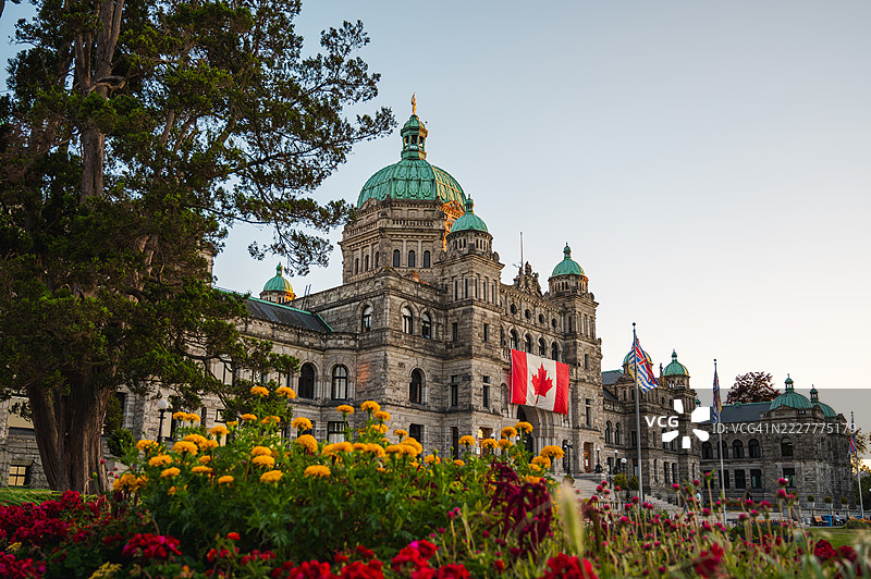 不列颠哥伦比亚省议会大厦，也称为立法大楼图片素材