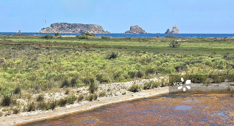 西班牙加泰罗尼亚的布拉瓦海岸埃斯塔尔蒂图片素材