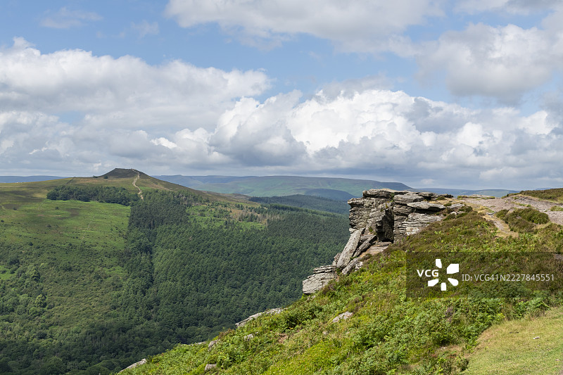 班福德边缘，峰区，德比郡，英格兰图片素材