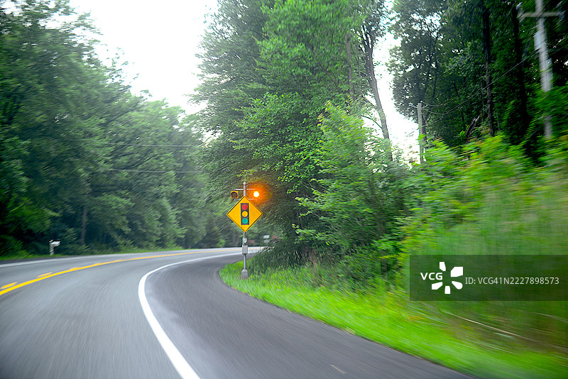 在宾夕法尼亚州驾驶图片素材