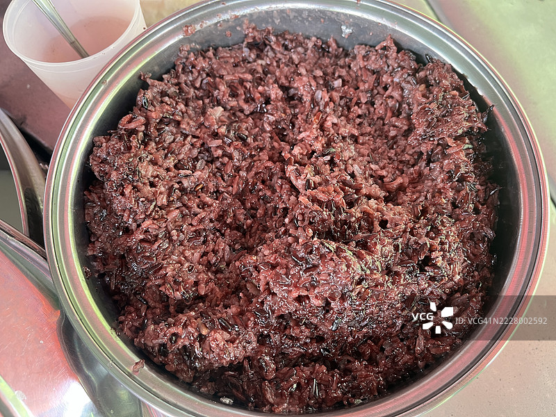 印尼发酵黑糯米 – 塔派克坦希坦图片素材