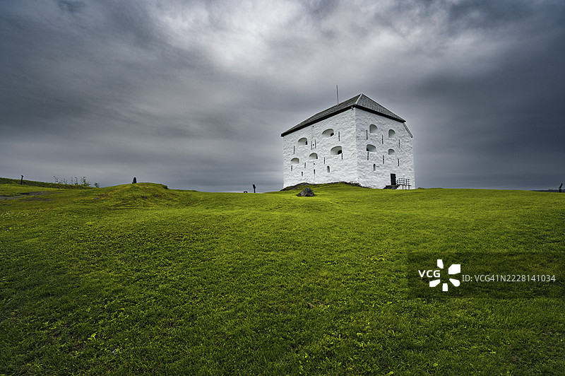 挪威特伦德拉格县特隆赫姆的克里斯蒂安斯滕堡垒图片素材