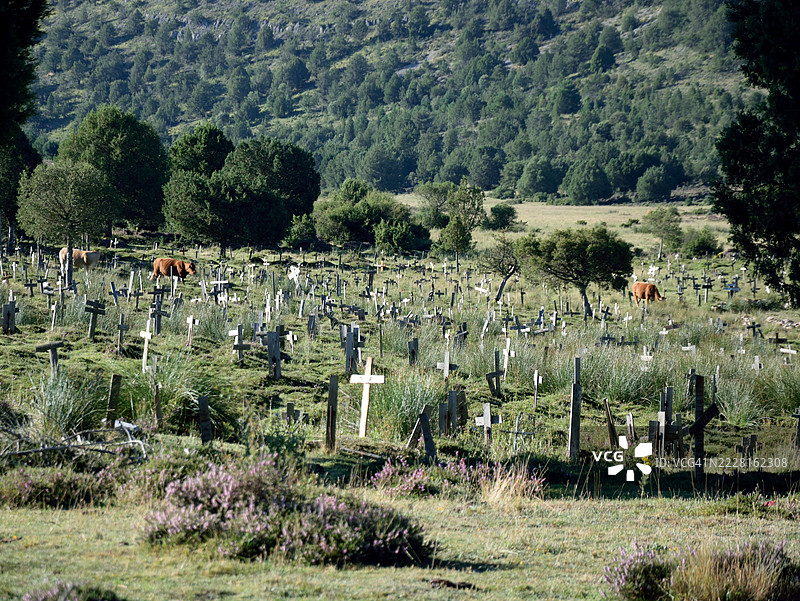 悲伤山墓地图片素材