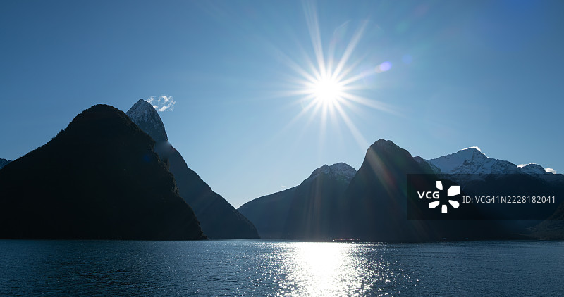 米尔福德峡湾，新西兰图片素材