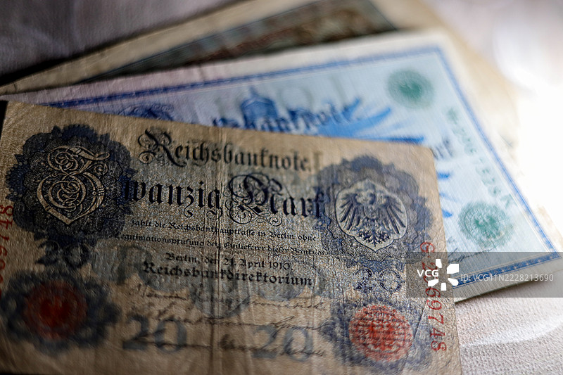 德国在恶性通货膨胀期间图片素材