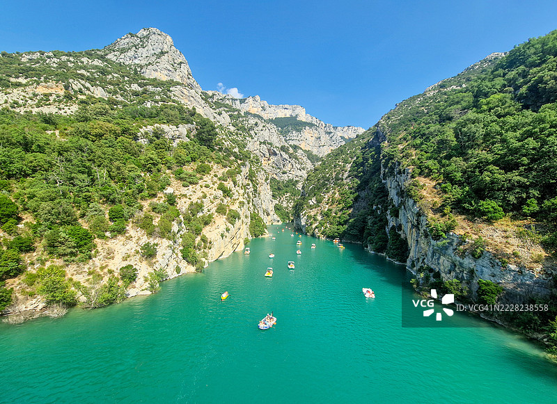 韦尔东峡谷（Gorges du Verdon），法国普罗旺斯图片素材