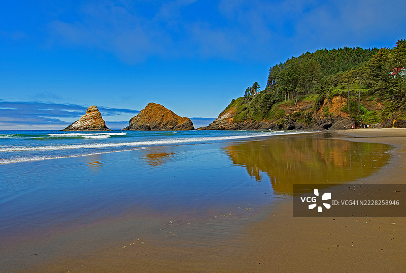 俄勒冈海岸线图片素材