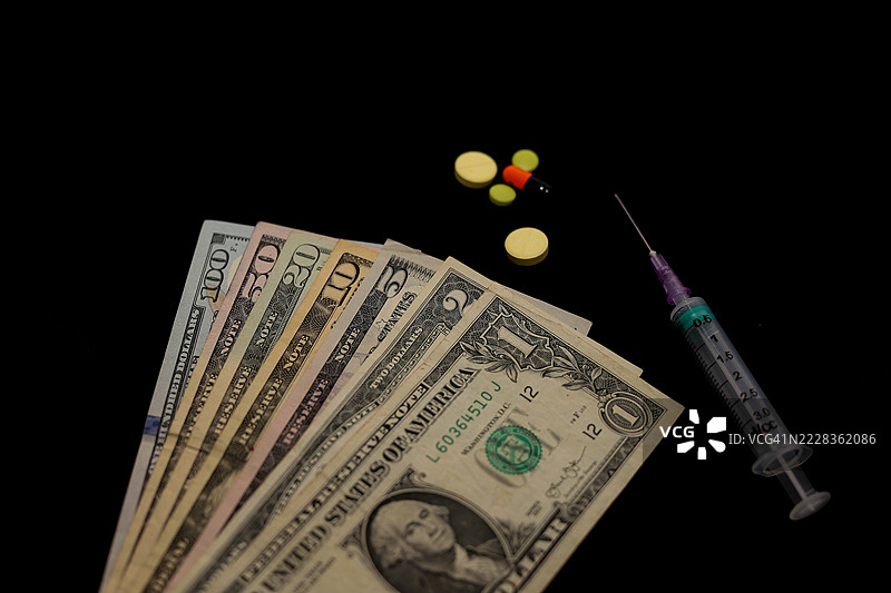 特朗普威胁对制药行业征收关税的药房图片素材