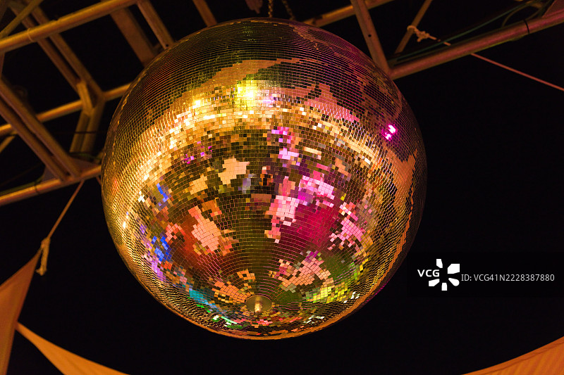 迪斯科镜球图片素材