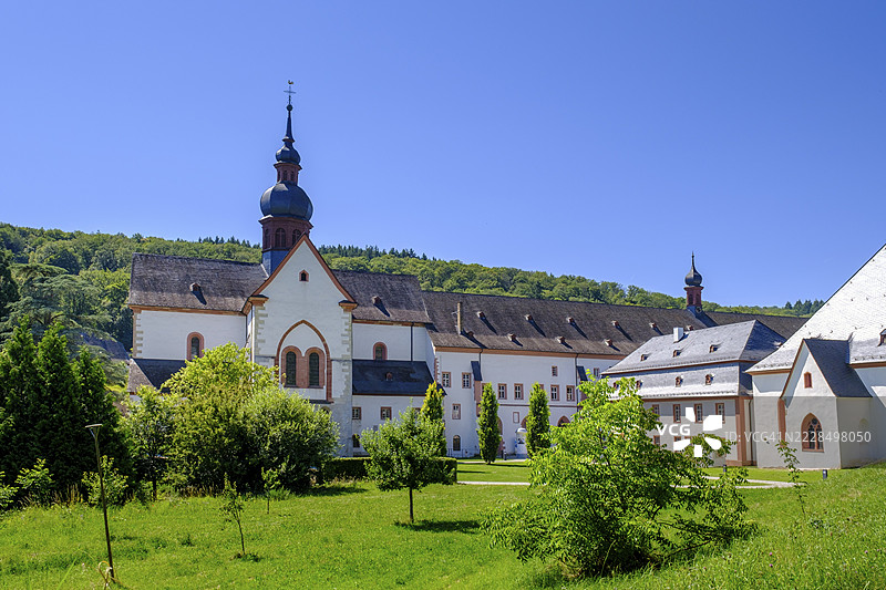 埃伯巴赫修道院,西多会,埃尔特维尔,莱茵高,陶努斯,黑森州,德国图片素材