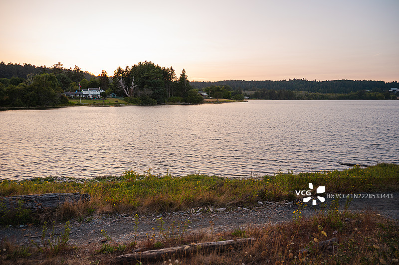 维多利亚的埃斯基莫尔特泻湖图片素材